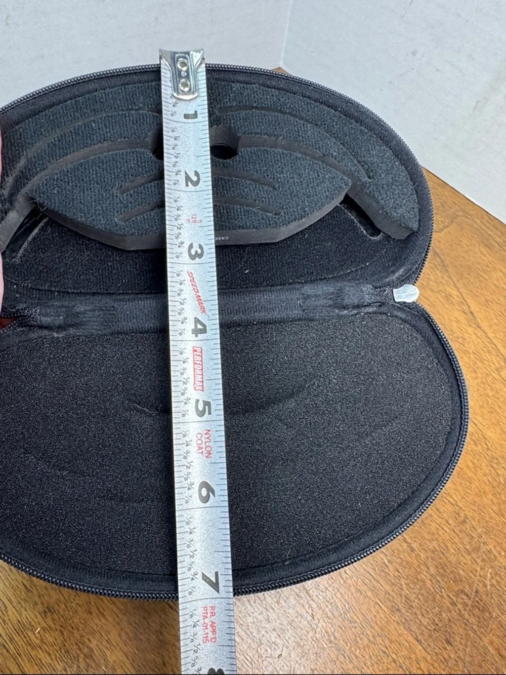 Oakley Black Textured Hard Shell Sunglass Case with Silver Logo